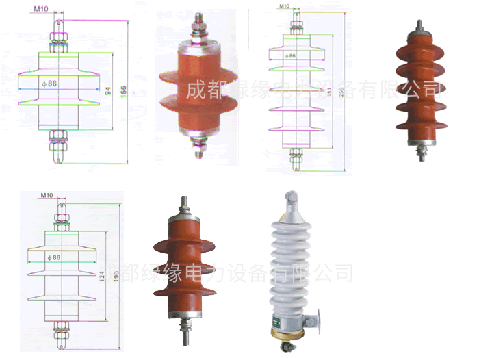 HY5WS-5/15、HY5WS-3.8/15配電型避雷器